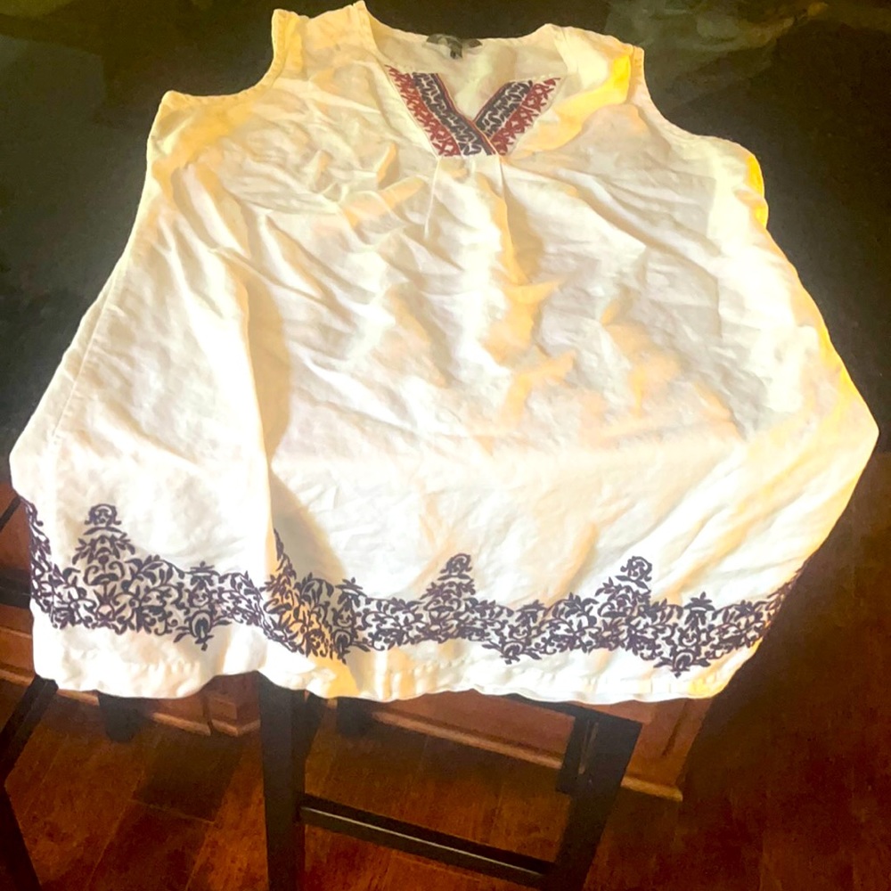 Tommy Bahamas white linen dress XL